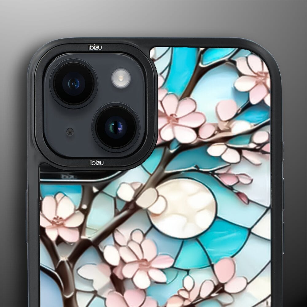 Etui do iPhone 14 Plus IBIZU DropGuard Matt z MagSafe, Barwy Szkła, Księżycowa Wiśnia - obrazek 5