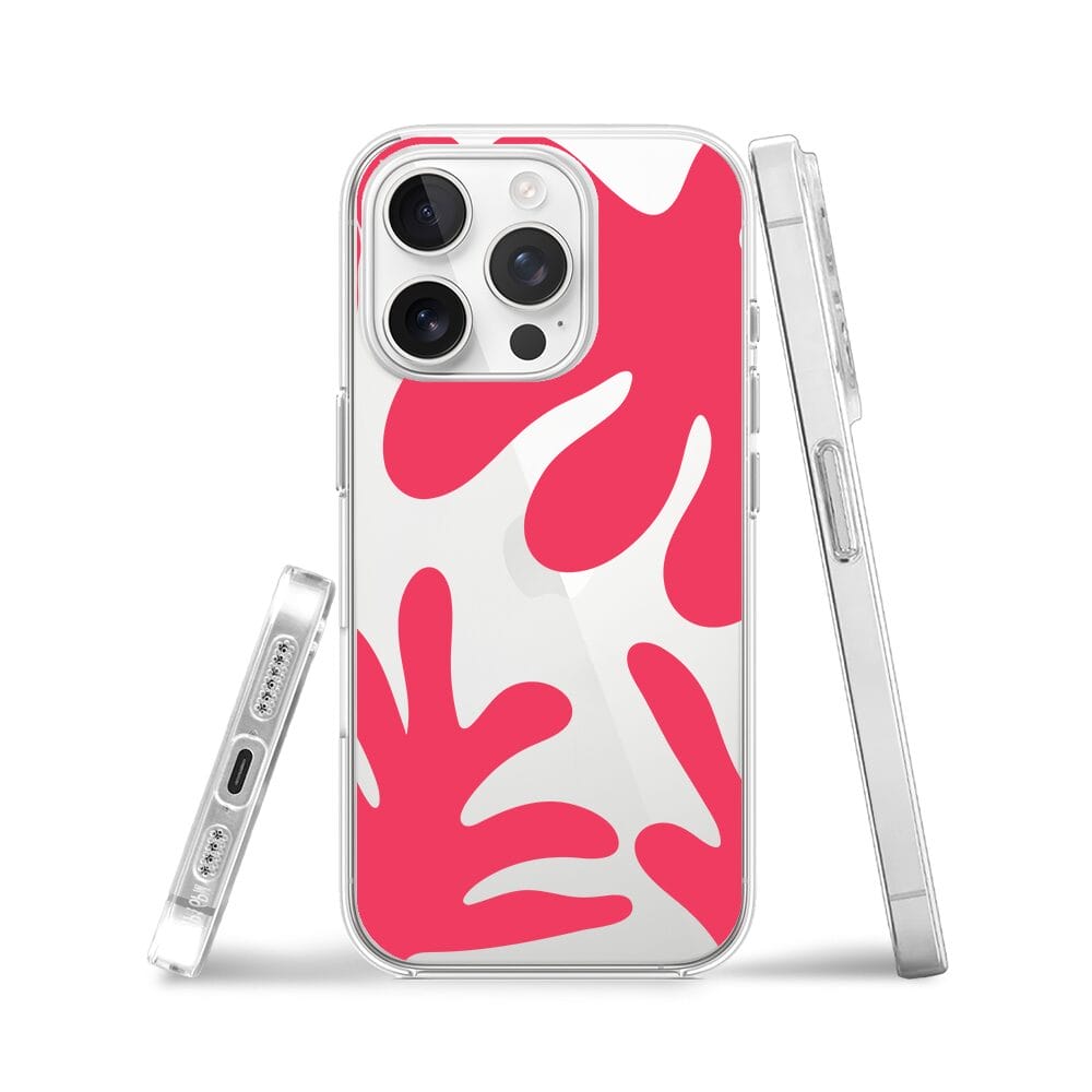 Etui do iPhone 14 Pro przeźroczyste, silikonowe Flexi, rafa - obrazek 3