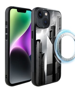 Etui do iPhone 14 Plus IBIZU DropGuard Matt z MagSafe, Noir City, Manhattan