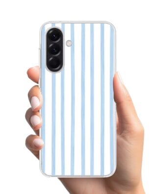 Etui do Samsung Galaxy A56 5G z MagSafe przeźroczyste, silikonowe Flexi, wakacje w Grecji