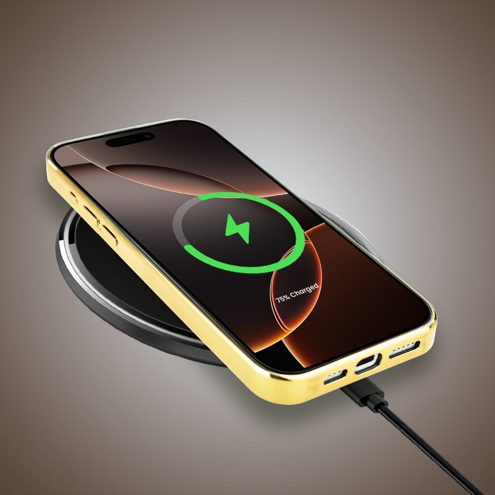 Etui do iPhone 16 Pro MaxIBIZU Elite Glass z MagSafe Magia Azji, Taniec jaskółek, złote - obrazek 8