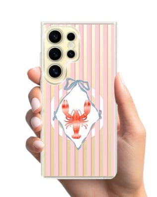 Etui do Samsung Galaxy S24 Ultra z MagSafe przeźroczyste, silikonowe Flexi, Homar