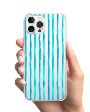 Etui do iPhone 12 Pro Max przeźroczyste, silikonowe Flexi, szept fal