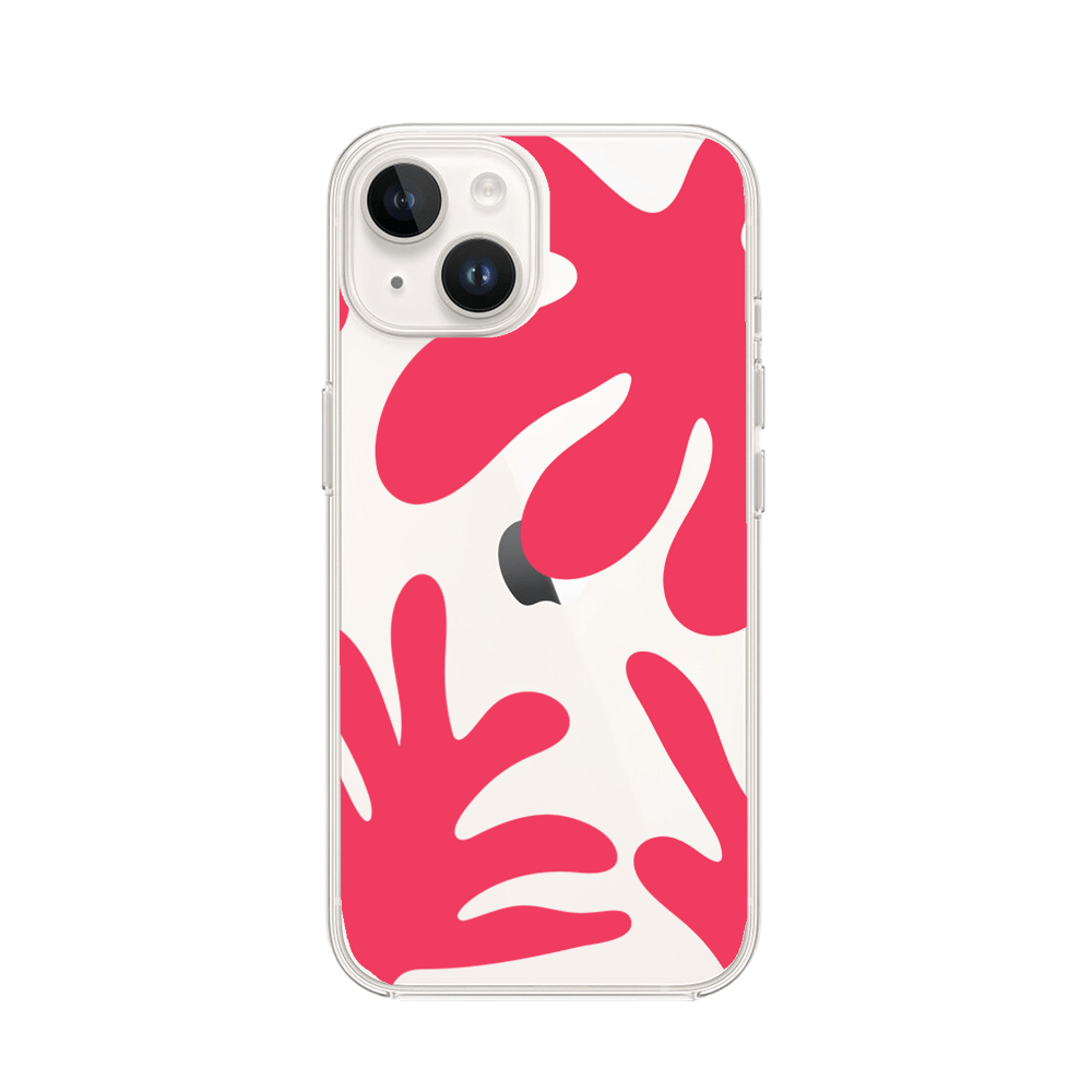 Etui do iPhone 13 Mini przeźroczyste, silikonowe Flexi, rafa