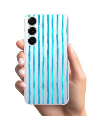 Etui do Samsung Galaxy S25 Plus przeźroczyste, silikonowe Flexi, szept fal
