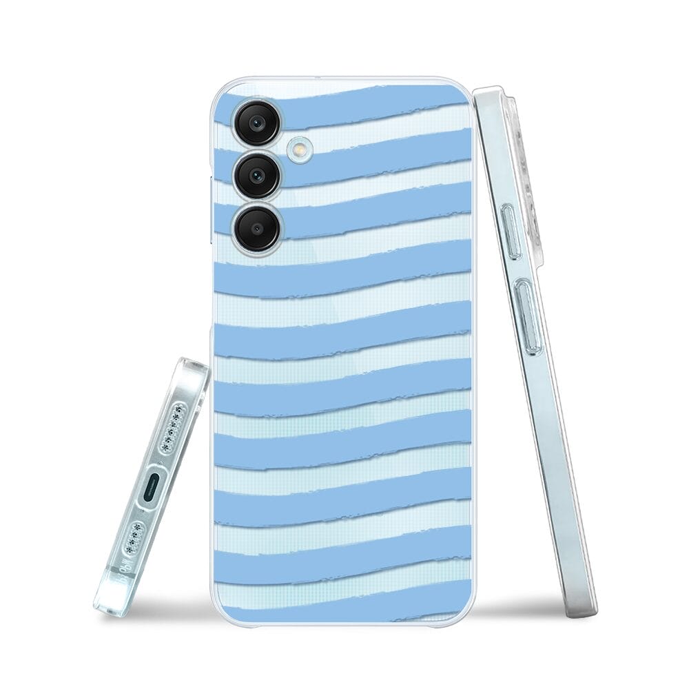 Etui do Samsung Galaxy M35 5G przeźroczyste, silikonowe Flexi, fale morskie - obrazek 3