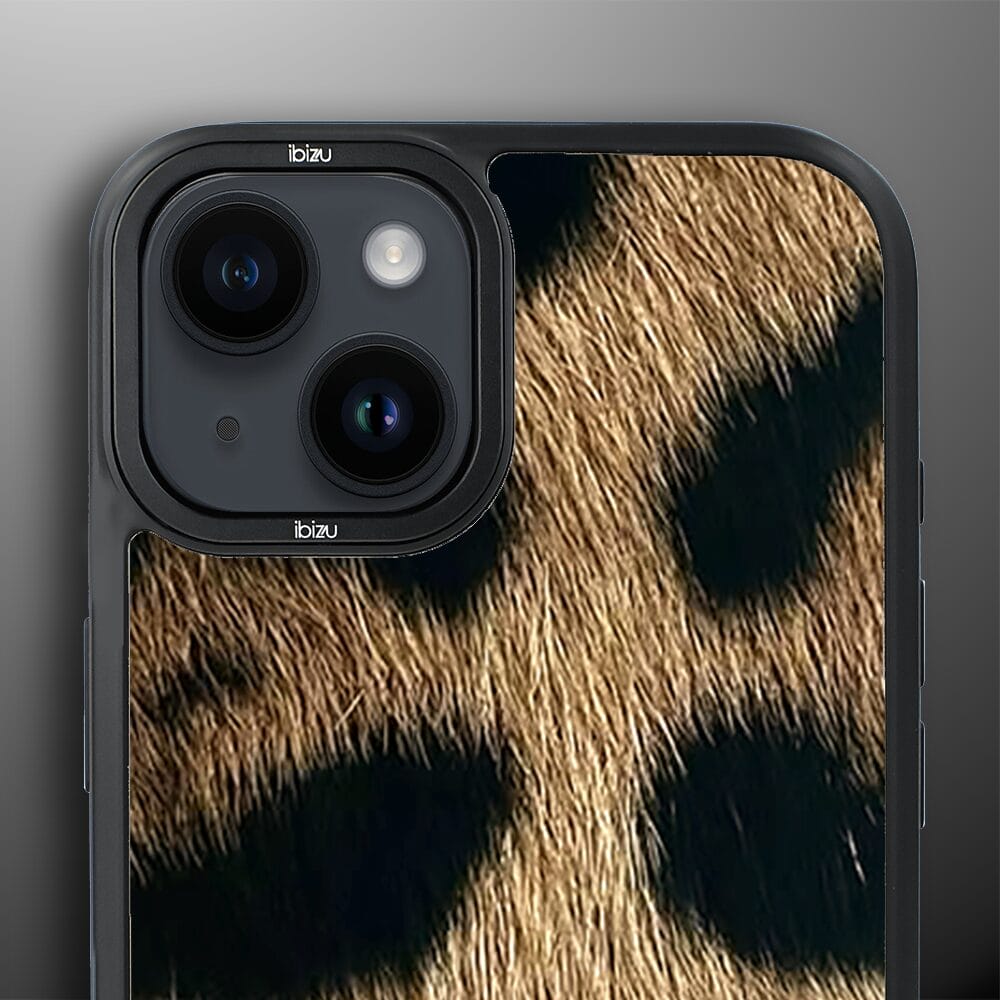 Etui do iPhone 14 IBIZU DropGuard Matt z MagSafe, Zew Natury, Lampart - obrazek 5