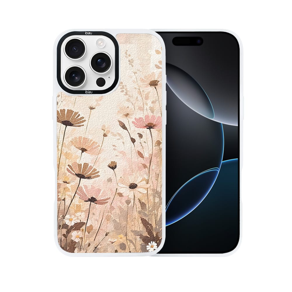 Etui do iPhone 16 Pro IBIZU DropGuard Matt z MagSafe, Boho, Kwiatowa łąka - obrazek 2