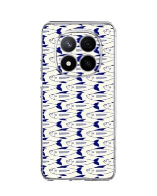 Etui do Xiaomi Redmi Note 14 Pro 4G przeźroczyste, silikonowe Flexi, pływające rybki