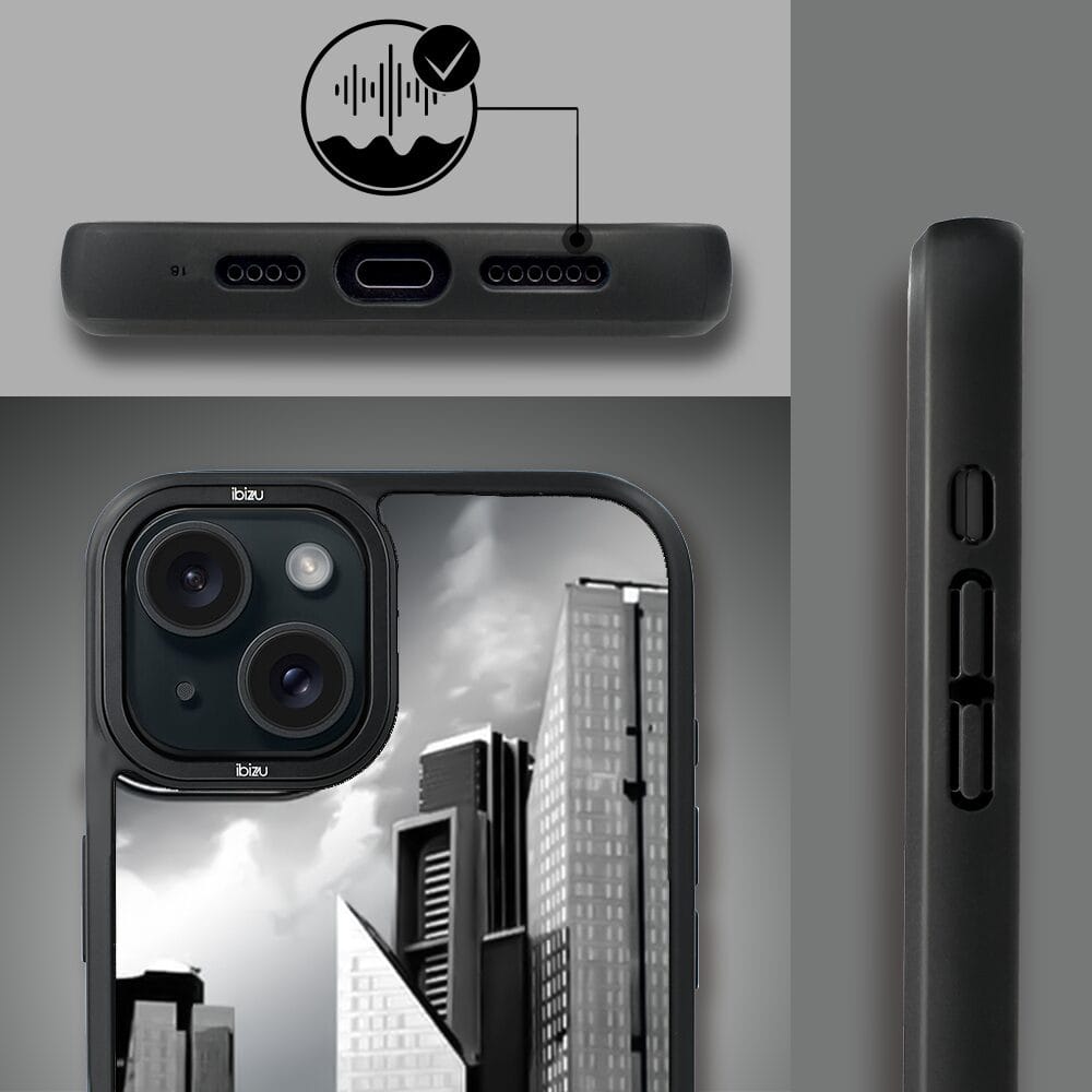 Etui do iPhone 15 Plus IBIZU DropGuard Matt z MagSafe, Noir City, Manhattan - obrazek 6