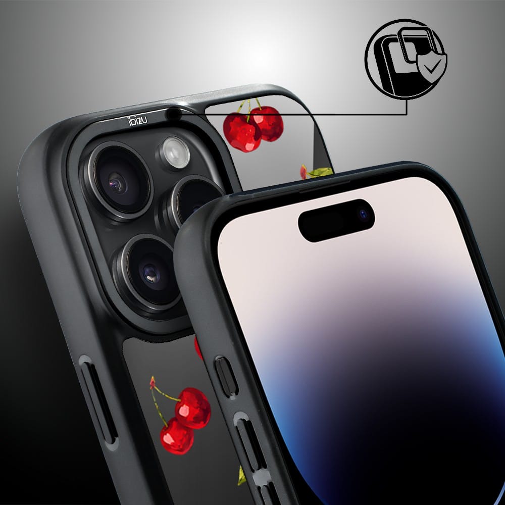 Etui do iPhone 14 Pro Max IBIZU DropGuard Matt z MagSafe, Midnight, Wiśniowa noc - obrazek 3