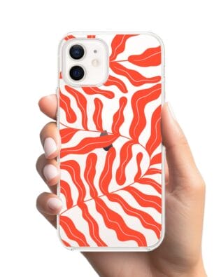Etui do iPhone 12 Mini przeźroczyste, silikonowe Flexi, rafa koralowa
