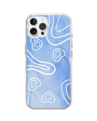Etui do iPhone 12 Pro przeźroczyste, silikonowe Flexi, morski wzór