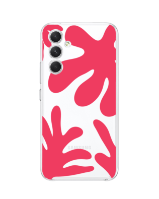 Etui do Samsung Galaxy A54 5G przeźroczyste, silikonowe Flexi, rafa