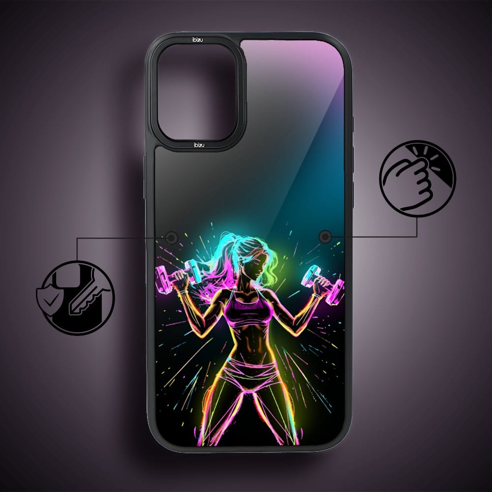 Etui do iPhone 16 IBIZU DropGuard Matt z MagSafe, #ElectroMove, Wibracja fitness - obrazek 7