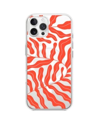 Etui do iPhone 12 Pro z MagSafe przeźroczyste, silikonowe Flexi, rafa koralowa