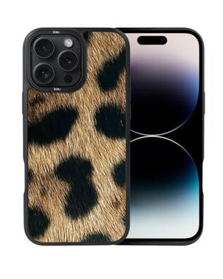 Etui do iPhone 14 Pro Max IBIZU DropGuard Matt z MagSafe, Zew Natury, Lampart