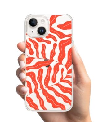 Etui do iPhone 13 Mini przeźroczyste, silikonowe Flexi, rafa koralowa