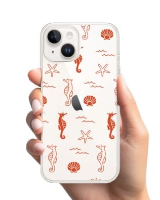 Etui do iPhone 13 przeźroczyste, silikonowe Flexi, wakacyjne wzory