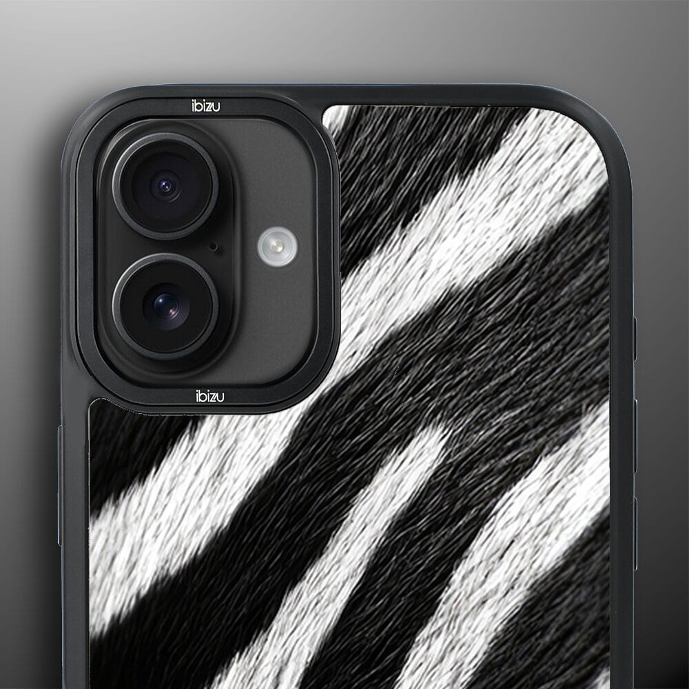 Etui do iPhone 16 IBIZU DropGuard Matt z MagSafe, Zew Natury, Zebra - obrazek 5
