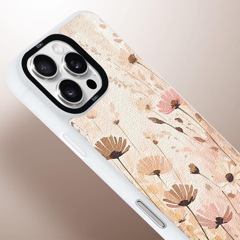 Etui do iPhone 16 Pro IBIZU DropGuard Matt z MagSafe, Boho, Kwiatowa łąka - obrazek 4