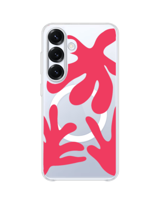 Etui do Samsung Galaxy S25 Plus z MagSafe przeźroczyste, silikonowe Flexi, rafa