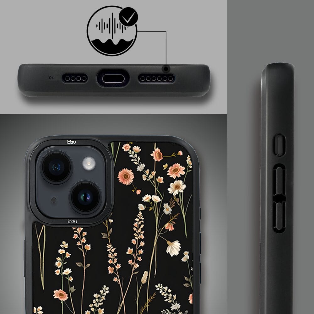 Etui do iPhone 14 Plus IBIZU DropGuard Matt z MagSafe, Pastel Bloom, Północny ogród - obrazek 6