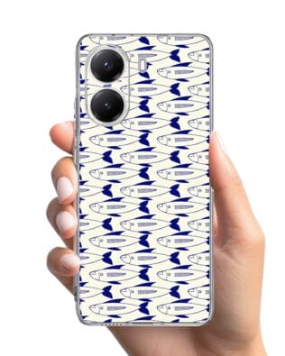 Etui do Xiaomi POCO X7 Pro przeźroczyste, silikonowe Flexi, pływające rybki