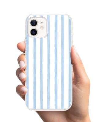 Etui do iPhone 12 przeźroczyste, silikonowe Flexi, wakacje w Grecji