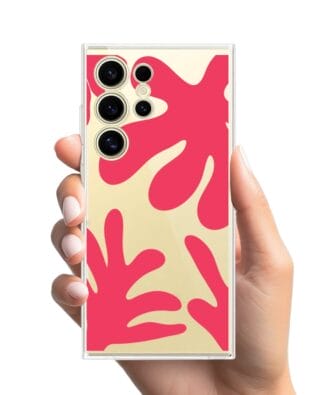 Etui do Samsung Galaxy S24 Ultra przeźroczyste, silikonowe Flexi, rafa