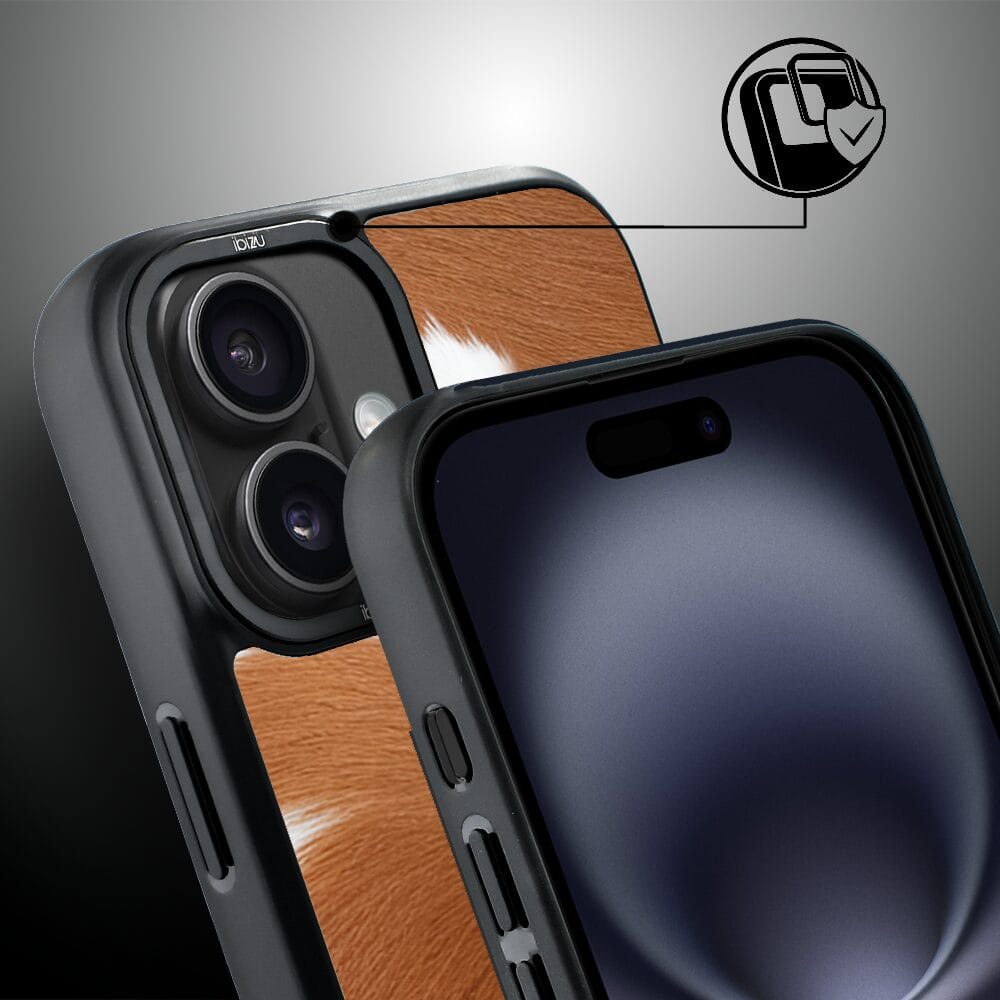 Etui do iPhone 16 Plus IBIZU DropGuard Matt z MagSafe, Zew Natury, Alpejska Krowa - obrazek 3