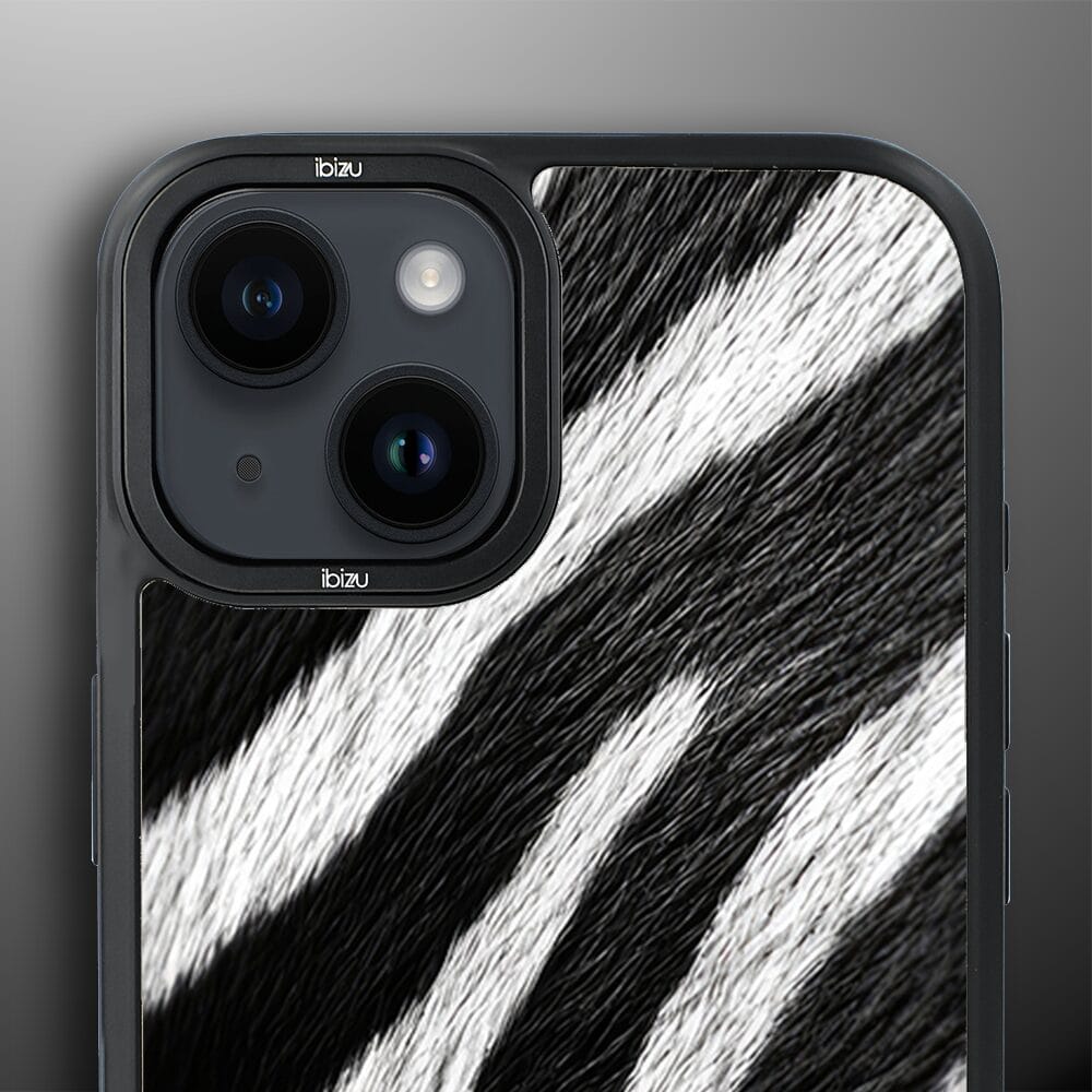 Etui do iPhone 14 IBIZU DropGuard Matt z MagSafe, Zew Natury, Zebra - obrazek 5
