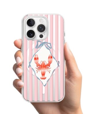 Etui do iPhone 15 Pro z MagSafe przeźroczyste, silikonowe Flexi, Homar