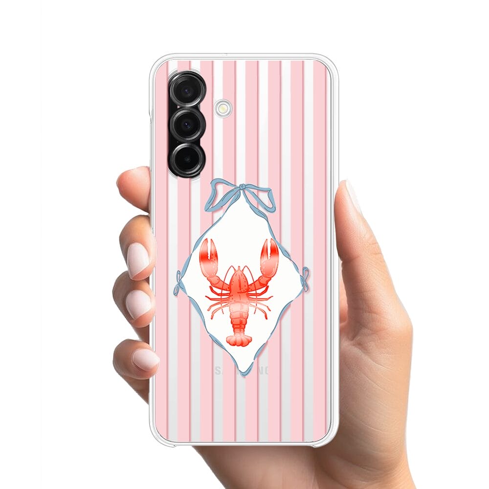 Etui do Samsung Galaxy A26 5G przeźroczyste, silikonowe Flexi, Homar - obrazek 2