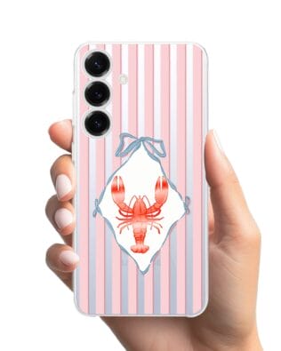 Etui do Samsung Galaxy S25 Plus przeźroczyste, silikonowe Flexi, Homar