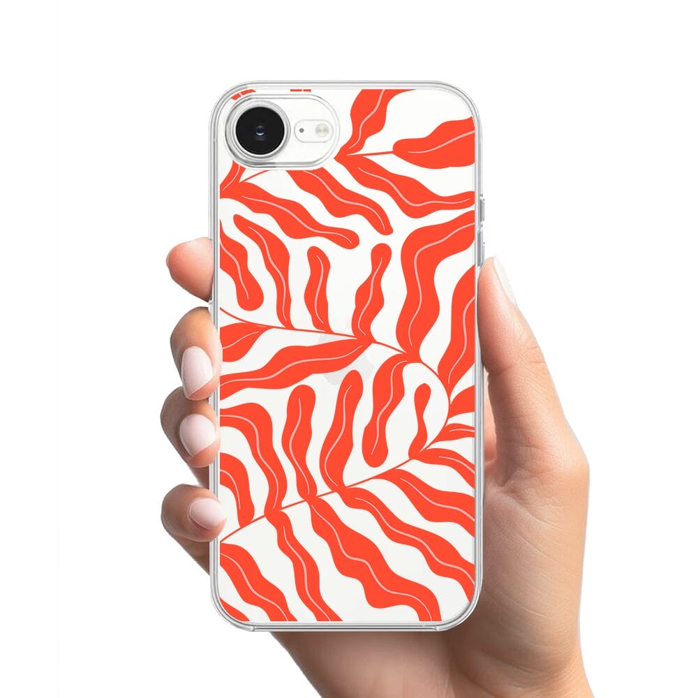 Etui do iPhone 16e przeźroczyste, silikonowe Flexi, rafa koralowa - obrazek 2