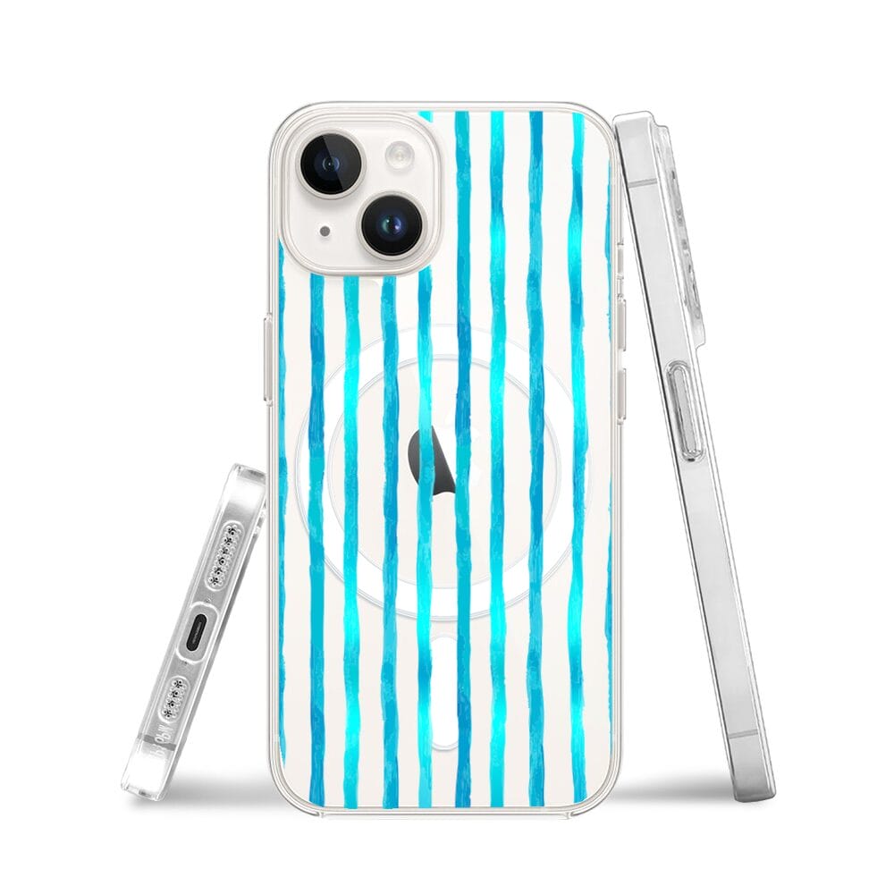 Etui do iPhone 13 Mini z MagSafe przeźroczyste, silikonowe Flexi, szept fal - obrazek 3