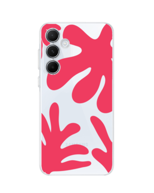 Etui do Samsung Galaxy A55 5G przeźroczyste, silikonowe Flexi, rafa