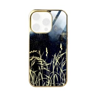 Złote trawy o zmierzchu