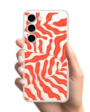 Etui do Samsung Galaxy S23 Plus przeźroczyste, silikonowe Flexi, rafa koralowa