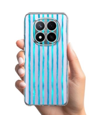 Etui do Xiaomi Redmi Note 14 Pro 4G przeźroczyste, silikonowe Flexi, szept fal