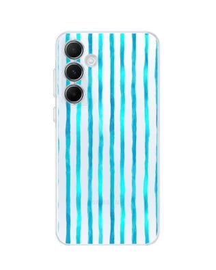 Etui do Samsung Galaxy A55 5G przeźroczyste, silikonowe Flexi, szept fal