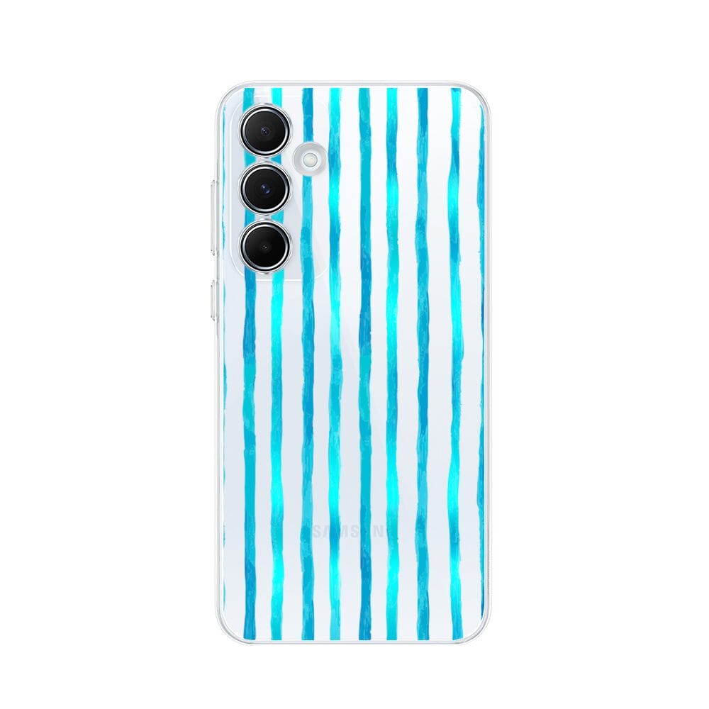 Etui do Samsung Galaxy A55 5G przeźroczyste, silikonowe Flexi, szept fal
