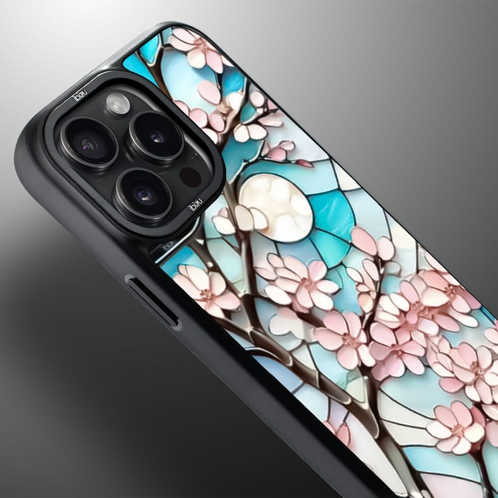 Etui do iPhone 14 Pro IBIZU DropGuard Matt z MagSafe, Barwy Szkła, Księżycowa Wiśnia - obrazek 4