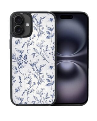 Etui do iPhone 16 Plus IBIZU DropGuard Matt z MagSafe, Pastel Bloom, Lazurowe szepty