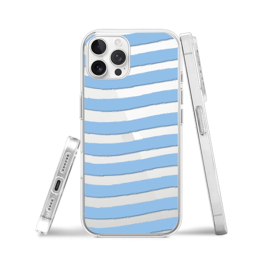 Etui do iPhone 12 Pro Max przeźroczyste, silikonowe Flexi, fale morskie - obrazek 3