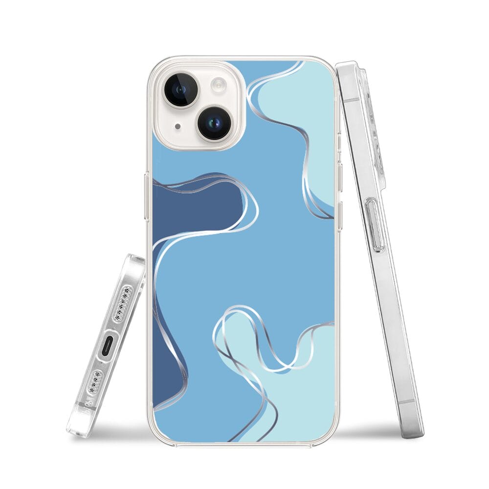 Etui do iPhone 13 Mini z MagSafe przeźroczyste, silikonowe Flexi, spokój oceanu - obrazek 3