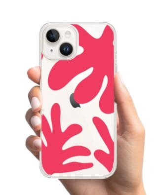Etui do iPhone 14 Plus przeźroczyste, silikonowe Flexi, rafa