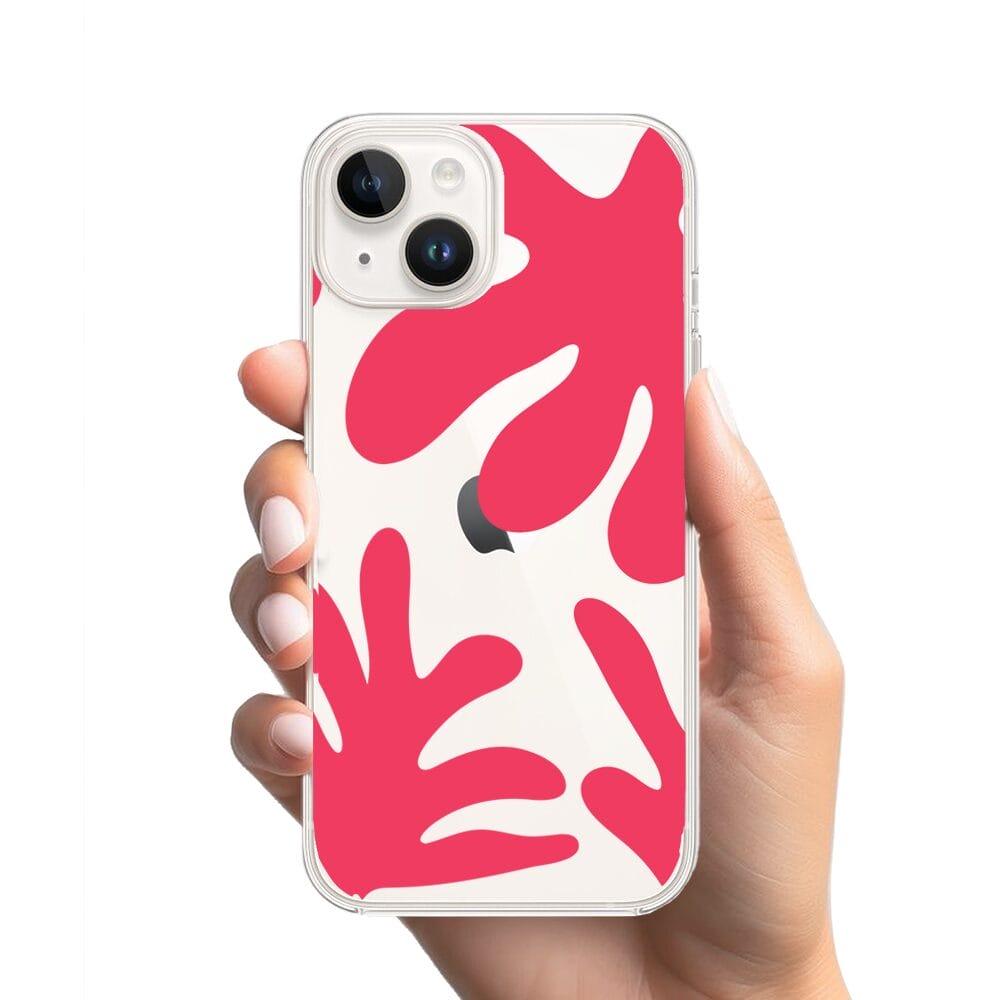 Etui do iPhone 14 Plus przeźroczyste, silikonowe Flexi, rafa - obrazek 2