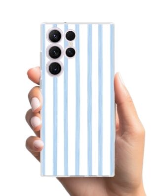 Etui do Samsung Galaxy S23 Ultra przeźroczyste, silikonowe Flexi, wakacje w Grecji